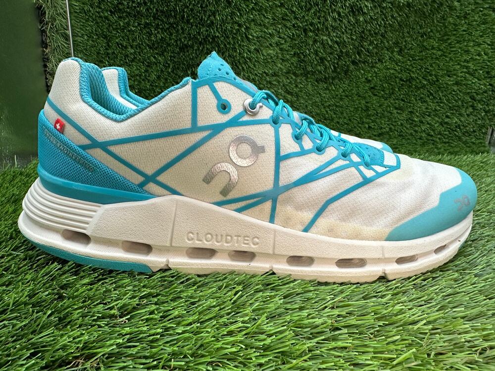 On Running Cloudnova Z5 26.98382 Athletic Sneaker Men's 9 Blue Mesh Training Gym